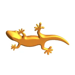 gratuită de Digital Art STL Descărcare - Gecko - HIEUBRAVO