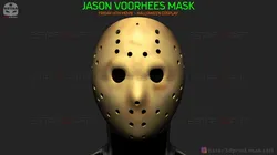 jason voorhees original mask - friday 13th movie - halloween toy 3D Print Model in Toys 362784