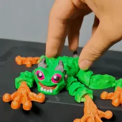 Other STL indir - Flexi frog - crazy frog - mysticforgeworks