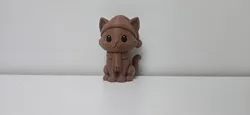مجاني Home Decorations & Ornaments STL تنزيل - Cat in Winter Hat and Scarf Christmas Figurine - 3DMaster1
