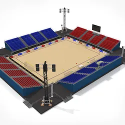 beach football soccer stadium