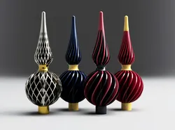 Christmas Tree Spire – 4 Modular Variants to Mix & Match