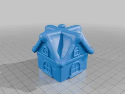 Cozy Cottage Winter Theme Pet Hide for Small Animals StarForge Kits 3D Print STL File