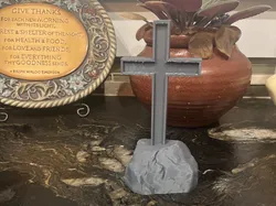 Cross on Rock