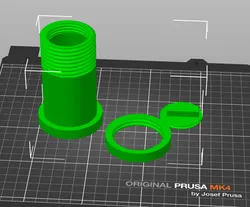 Filament roll weighted inser