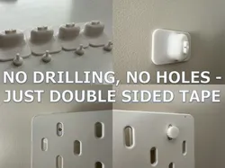 Fișiere pentru imprimante 3D | Fișier 3MF | IKEA Skadis Wall Mount On Tape - Without Screws