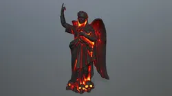 lava statue