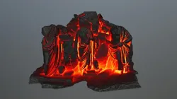 lava statue