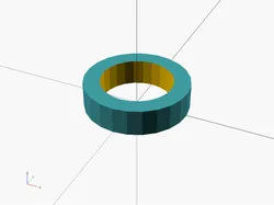 Magnet size adapter, customisable
