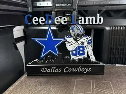 NFL - Dallas Cowboys CeeDee Lamb display