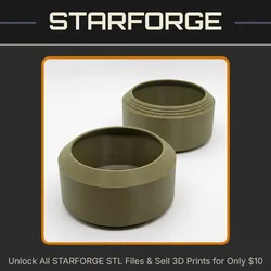 No-Spill Bird Feeding Bowl for Clean and Efficient Pet Care StarForge Kits 3D Print STL File