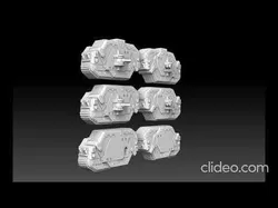 Rhomboid Tank Tracks 3D print model