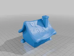 Rustic Cottage Pet Hide for Small Animals StarForge Kits 3D Print STL File