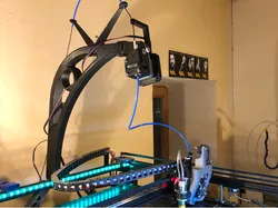 Tronxy X5S rotating extruder arm