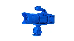 Video camera - camera - old cameras 3D print model
