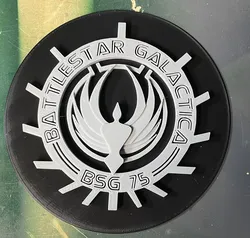 Battlestar Galactica Logo 8" (200mm) Wall Decoration