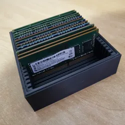 Creality Cloud | SODIMM Storage Box / Laptop RAM Modules Storage Box | ملفات الطابعة ثلاثية الأبعاد