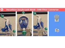 Decathlon Mask Adapter for Dar Filter