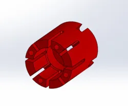 Go Kart 3d Printed Front Brake Hub.