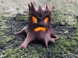 Haunted Tree - Halloween candle decoration