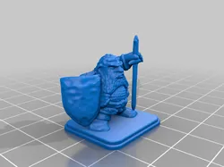 HeroQuest Dwarf Chainmail Shield Broad Sword