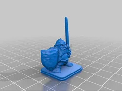 HeroQuest Dwarf Shield Helmet Long Sword
