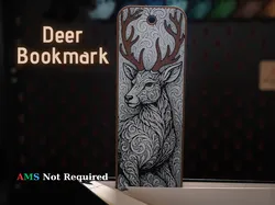 Ornamental Deer - Hueforge Bookmark