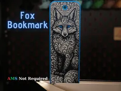 Ornamental Fox - Hueforge Bookmark