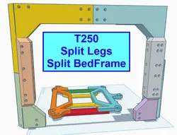 T250 Split Legs and Split BedFrame
