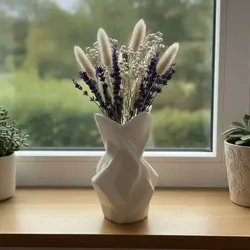 Vase für Trockenblumen