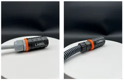 Wire safety end cap