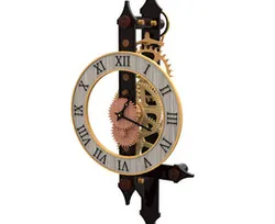 Wooden Pendulum Clock- Mechanical Wooden Clock