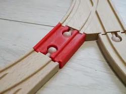 Wooden Train Track Connectors: Male to Male / Female to Female - Ikea Lillabo / Brio