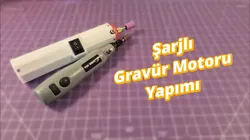 Şarjlı Gravür Motoru (Dremel Alternatifi) / Rechargeable Engraving Tool (Dremel Alternative)