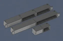 19" 1U Rack Modular Rack Mount