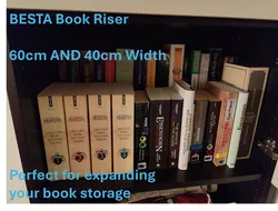 Book Riser for Besta and Billy (compatible with 60cm and 40cm wide shelf)