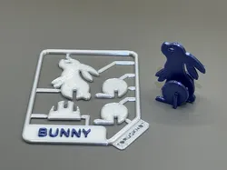 Cute Easter Bunny Kit Card