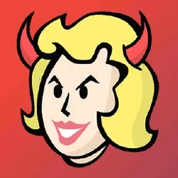 Devilish Vault Girl Cabochon