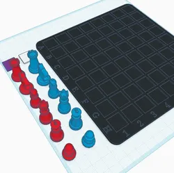 Fișiere pentru imprimante 3D | Fișier 3MF | Printable Chess (without support)