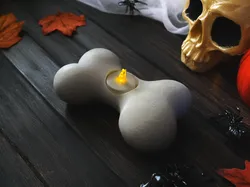 Halloween Bone Tea Light Holder