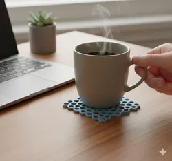 Irregular Hexagon Drink Mat