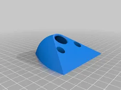 LED Mount - 1w-3w - 90 Degree Lens Base