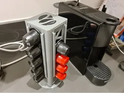 Nespresso Type Coffee Pod Holder - Rotating