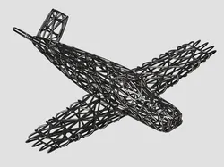 Simple Plane - Voronoi Pattern