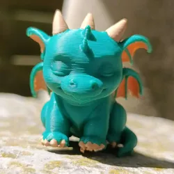 Sleepy Cute Dragon