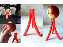 Stand for taking underside photos of small objects for photogrammetry