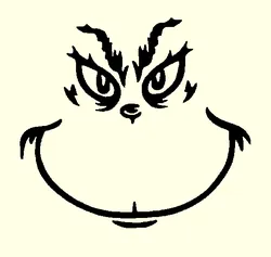 A Grinch Face