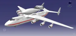 Antonov AN-225 Mriya with Space Shuttle