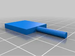 Blank minifig sign