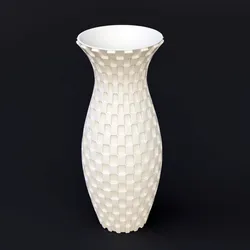 Checker Flower vase